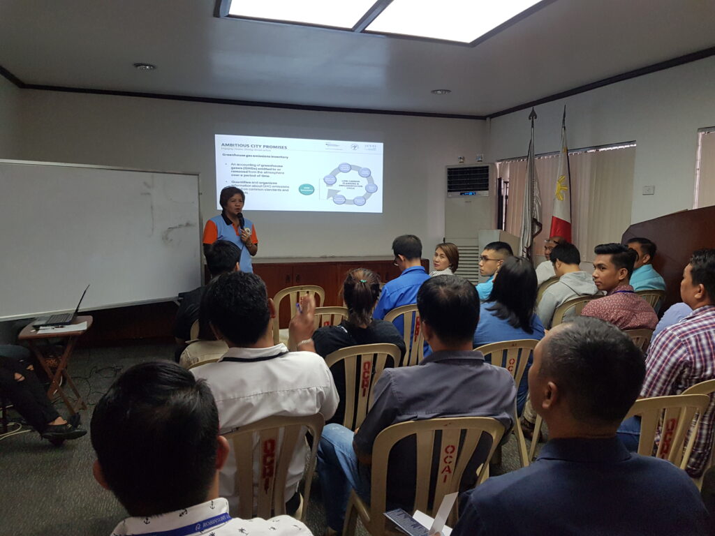 Greenhouse Gas Seminar with Pasig City CENRO at the OCAI Office